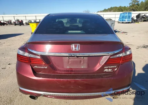 2016 Honda Accord Sport from USA, damaged, VIN 1HGCR2F51GA229505